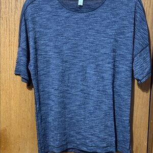 lululemon athletica Short Sleeve Tee in Heathered Navy Blue